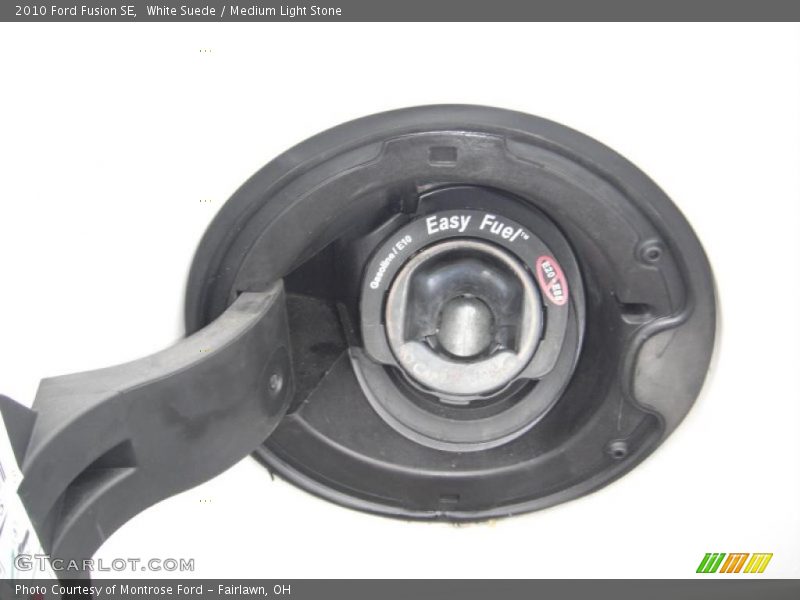 White Suede / Medium Light Stone 2010 Ford Fusion SE
