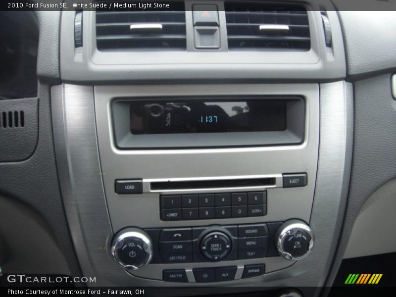 White Suede / Medium Light Stone 2010 Ford Fusion SE