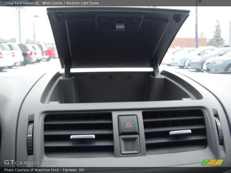 White Suede / Medium Light Stone 2010 Ford Fusion SE