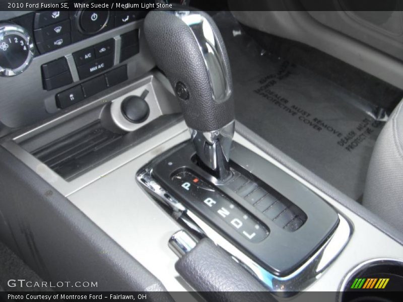 White Suede / Medium Light Stone 2010 Ford Fusion SE