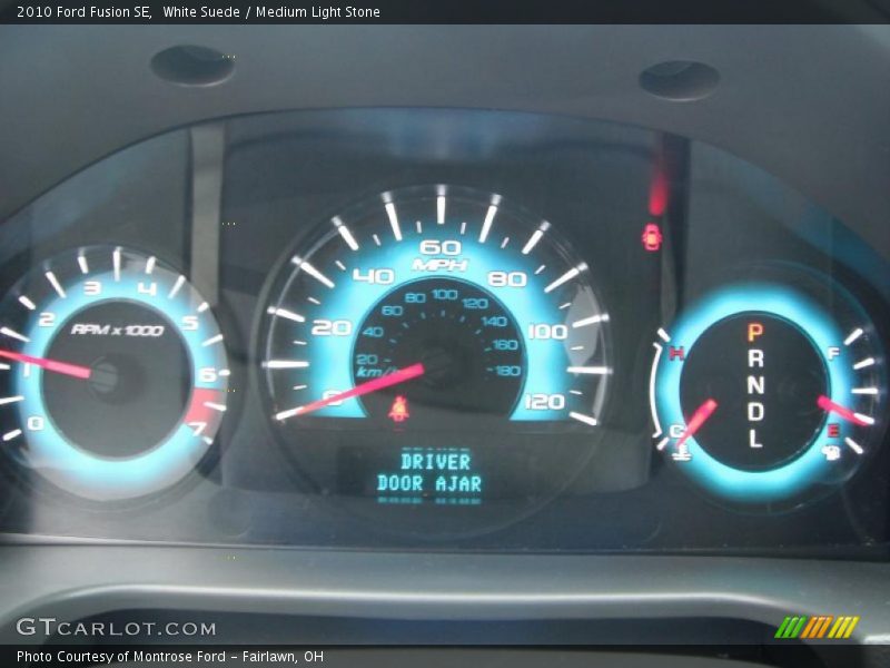 White Suede / Medium Light Stone 2010 Ford Fusion SE