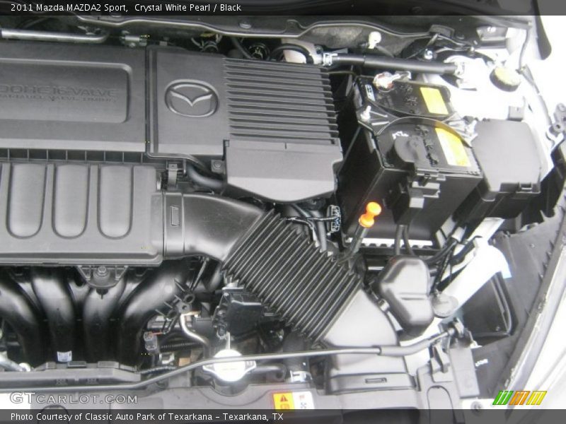 Crystal White Pearl / Black 2011 Mazda MAZDA2 Sport