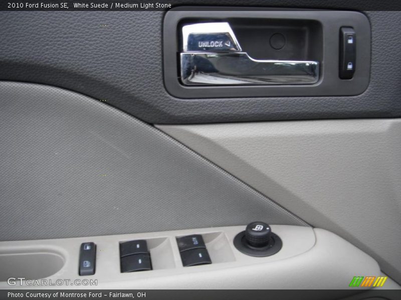 White Suede / Medium Light Stone 2010 Ford Fusion SE