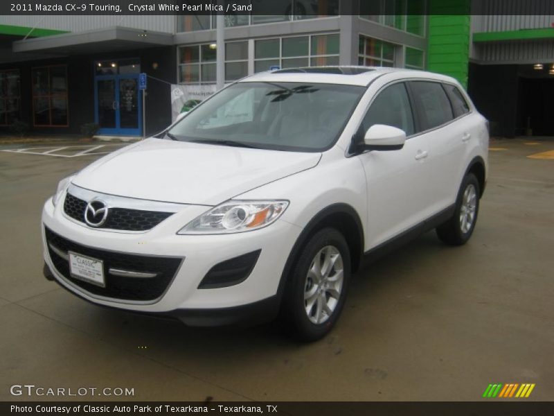 Crystal White Pearl Mica / Sand 2011 Mazda CX-9 Touring