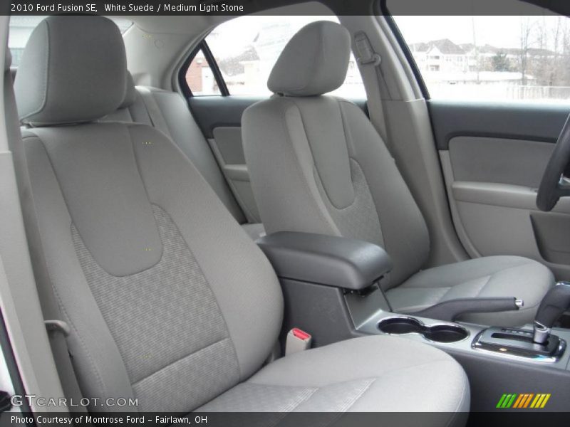 White Suede / Medium Light Stone 2010 Ford Fusion SE