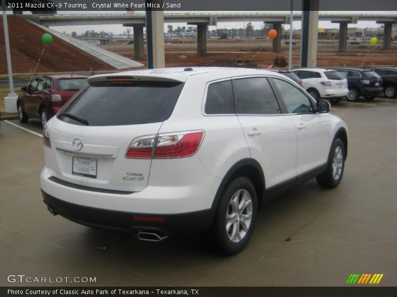 Crystal White Pearl Mica / Sand 2011 Mazda CX-9 Touring