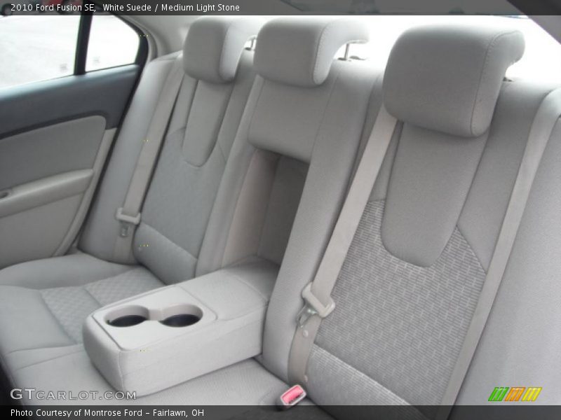 White Suede / Medium Light Stone 2010 Ford Fusion SE