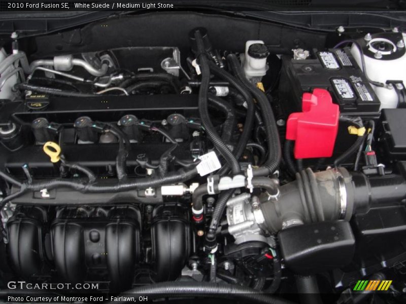 White Suede / Medium Light Stone 2010 Ford Fusion SE