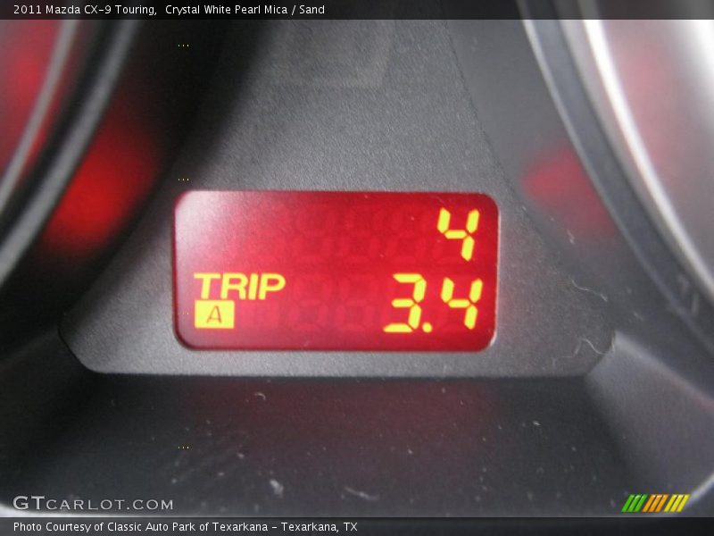 Crystal White Pearl Mica / Sand 2011 Mazda CX-9 Touring
