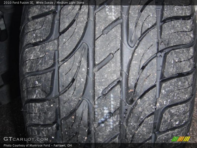 White Suede / Medium Light Stone 2010 Ford Fusion SE