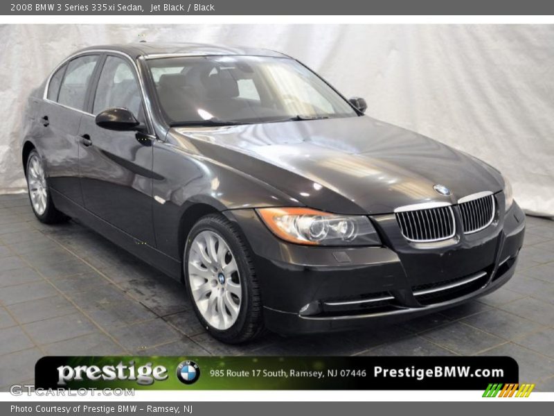 Jet Black / Black 2008 BMW 3 Series 335xi Sedan