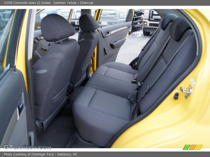 Summer Yellow / Charcoal 2008 Chevrolet Aveo LS Sedan