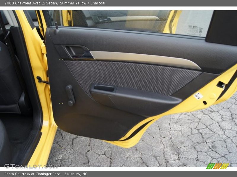 Summer Yellow / Charcoal 2008 Chevrolet Aveo LS Sedan