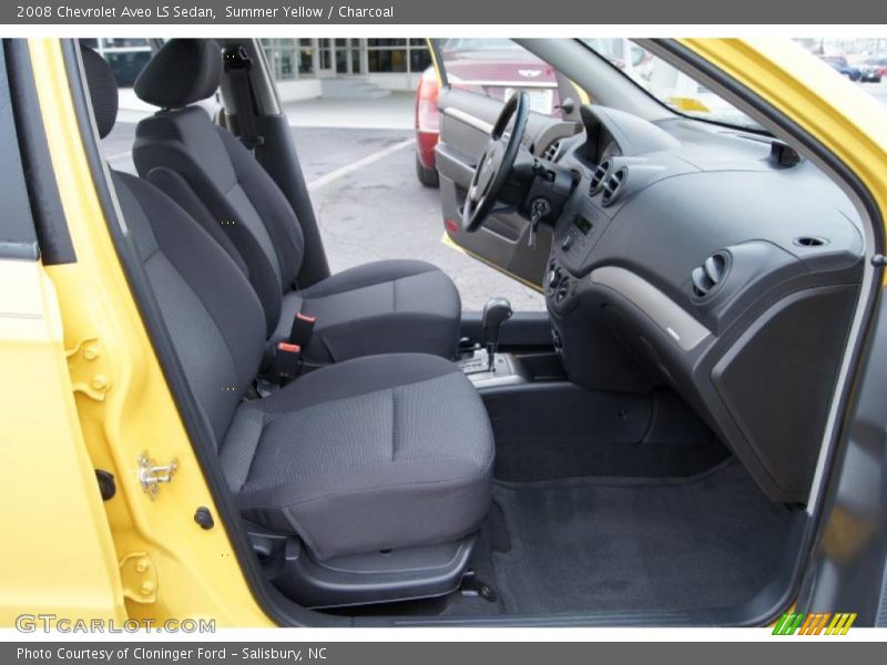 Summer Yellow / Charcoal 2008 Chevrolet Aveo LS Sedan