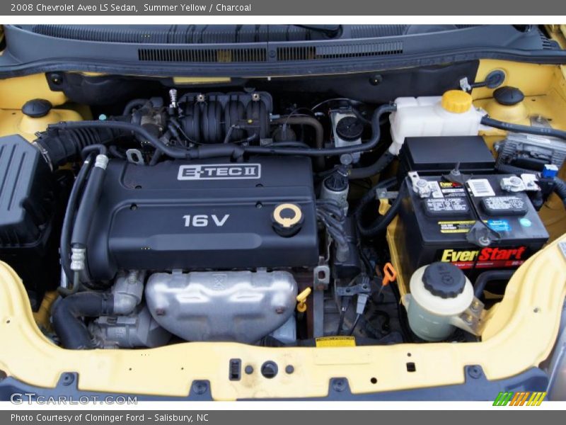 Summer Yellow / Charcoal 2008 Chevrolet Aveo LS Sedan
