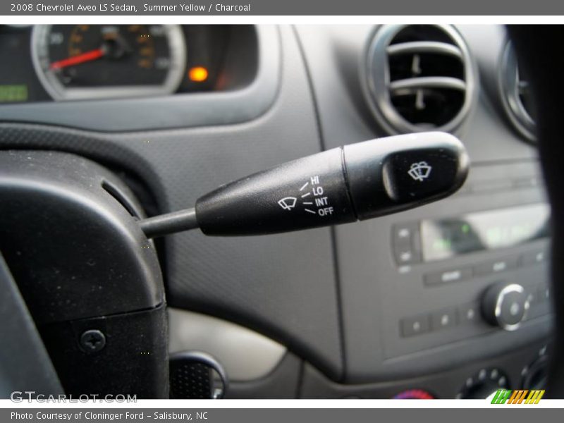 Summer Yellow / Charcoal 2008 Chevrolet Aveo LS Sedan