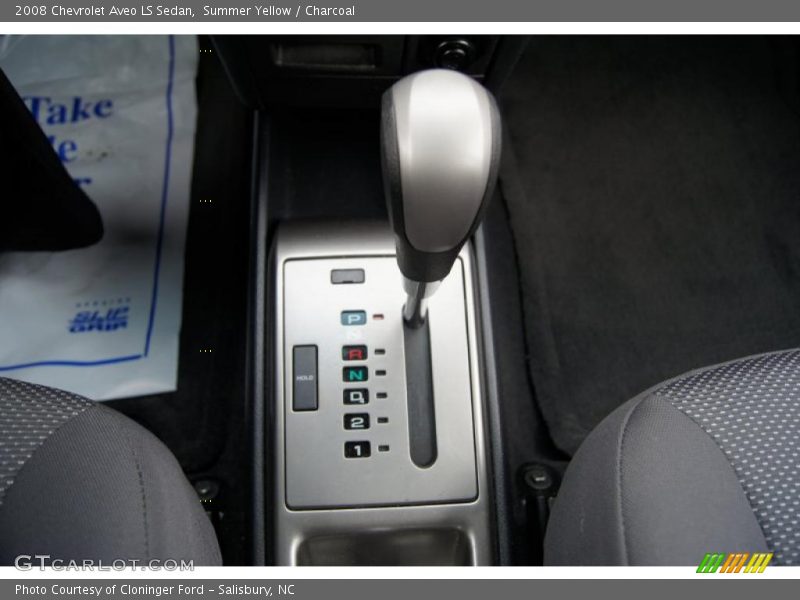 Summer Yellow / Charcoal 2008 Chevrolet Aveo LS Sedan