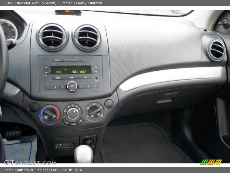 Summer Yellow / Charcoal 2008 Chevrolet Aveo LS Sedan