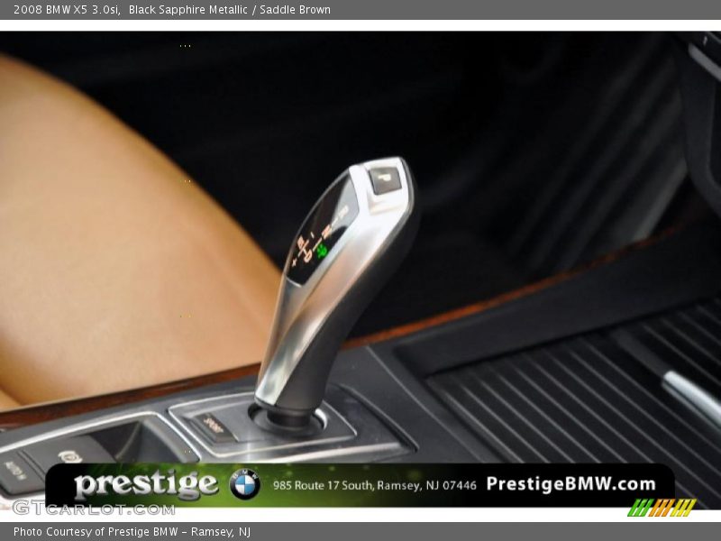 Black Sapphire Metallic / Saddle Brown 2008 BMW X5 3.0si