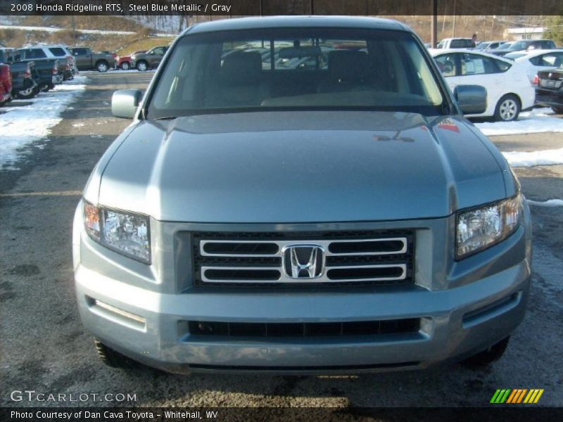 Steel Blue Metallic / Gray 2008 Honda Ridgeline RTS