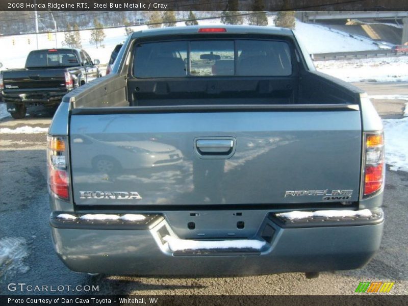 Steel Blue Metallic / Gray 2008 Honda Ridgeline RTS