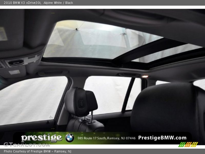 Alpine White / Black 2010 BMW X3 xDrive30i