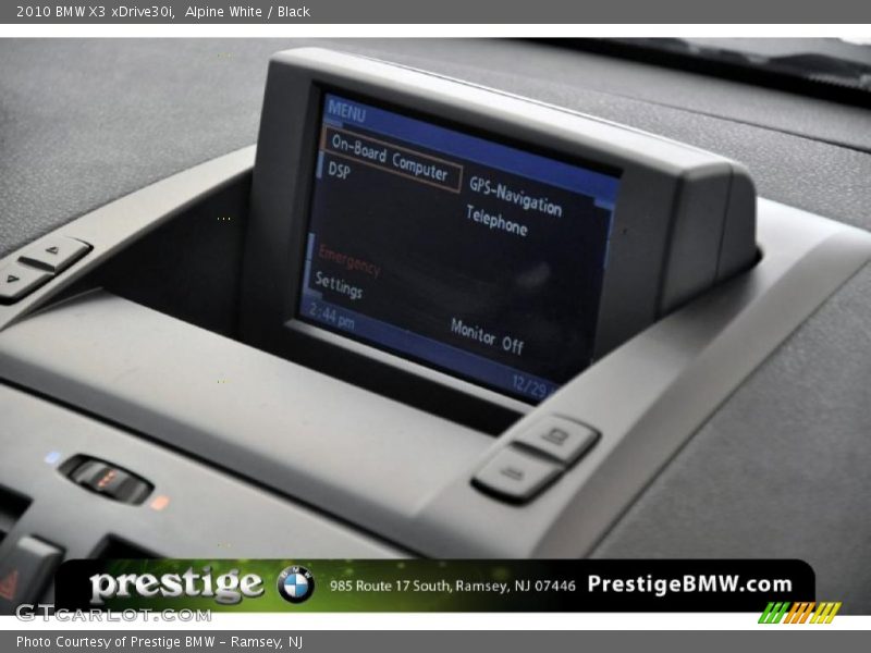 Alpine White / Black 2010 BMW X3 xDrive30i