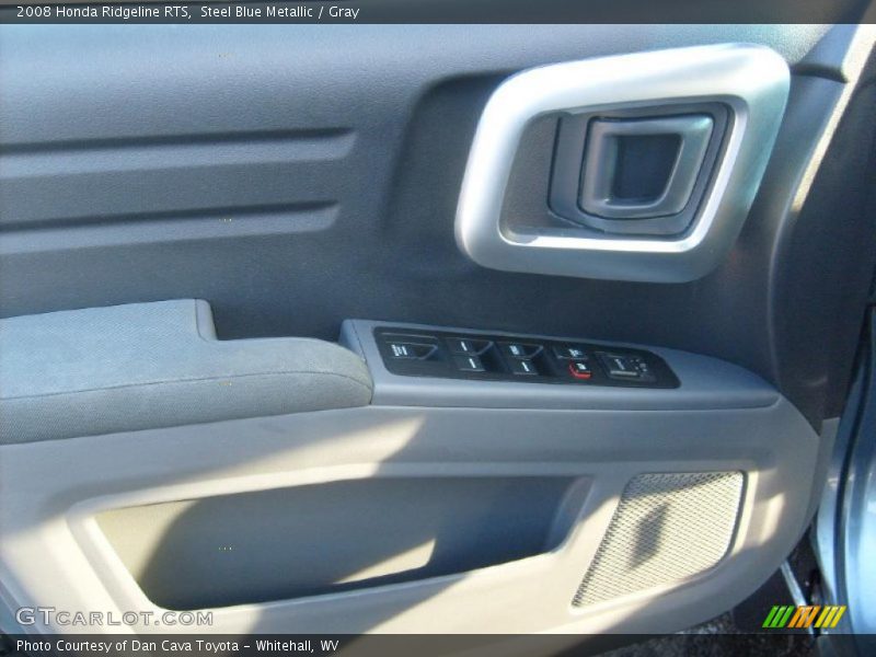 Steel Blue Metallic / Gray 2008 Honda Ridgeline RTS