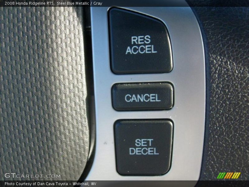Steel Blue Metallic / Gray 2008 Honda Ridgeline RTS