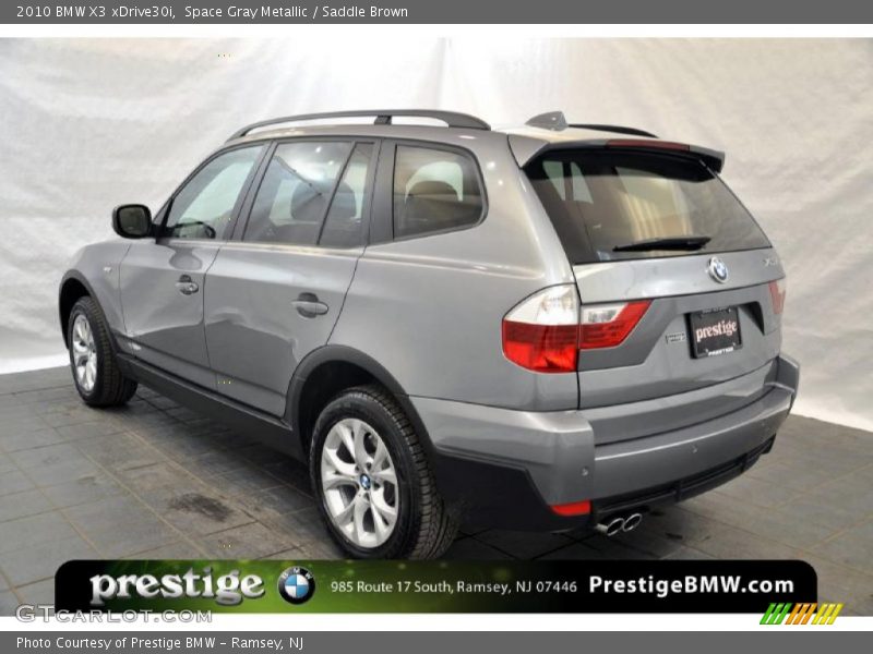 Space Gray Metallic / Saddle Brown 2010 BMW X3 xDrive30i