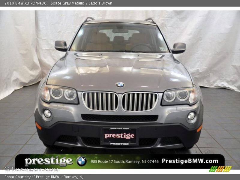 Space Gray Metallic / Saddle Brown 2010 BMW X3 xDrive30i
