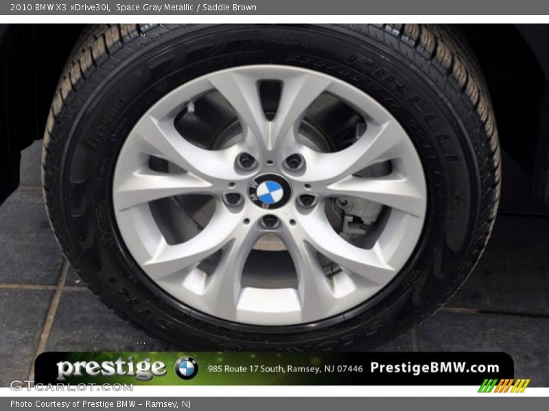 Space Gray Metallic / Saddle Brown 2010 BMW X3 xDrive30i