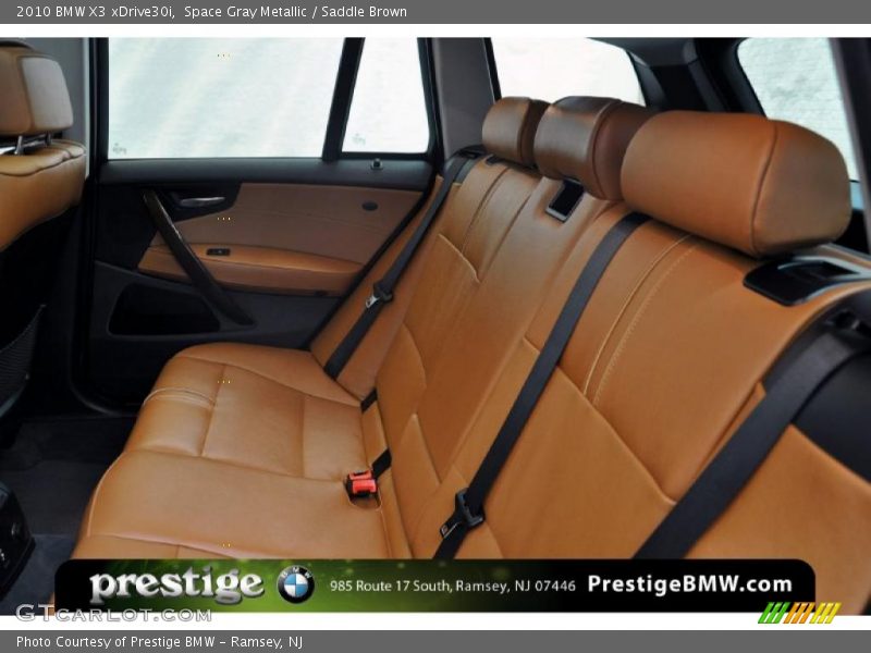 Space Gray Metallic / Saddle Brown 2010 BMW X3 xDrive30i