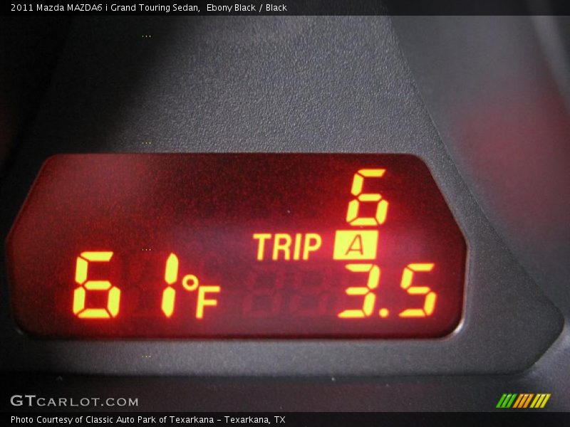 Ebony Black / Black 2011 Mazda MAZDA6 i Grand Touring Sedan