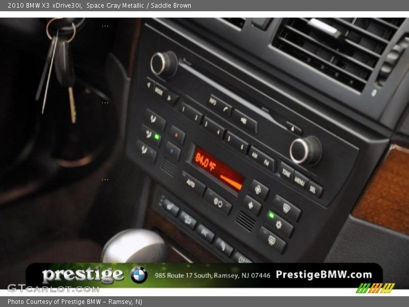 Space Gray Metallic / Saddle Brown 2010 BMW X3 xDrive30i