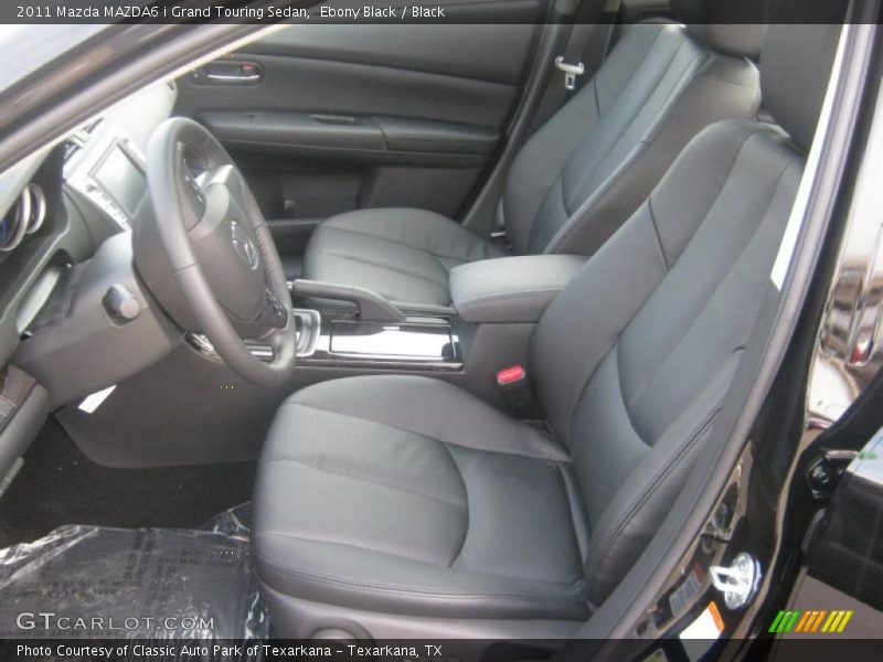  2011 MAZDA6 i Grand Touring Sedan Black Interior