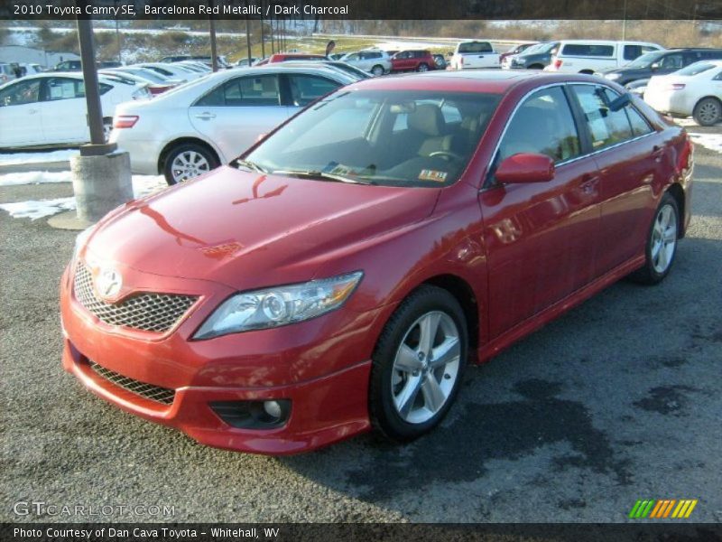 Barcelona Red Metallic / Dark Charcoal 2010 Toyota Camry SE