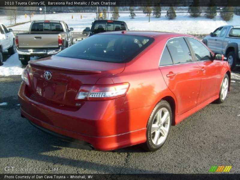 Barcelona Red Metallic / Dark Charcoal 2010 Toyota Camry SE