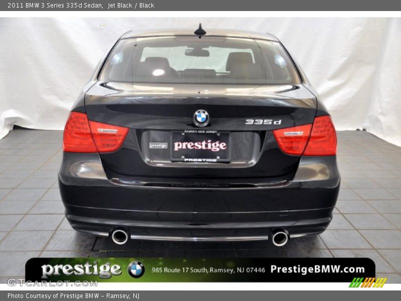 Jet Black / Black 2011 BMW 3 Series 335d Sedan