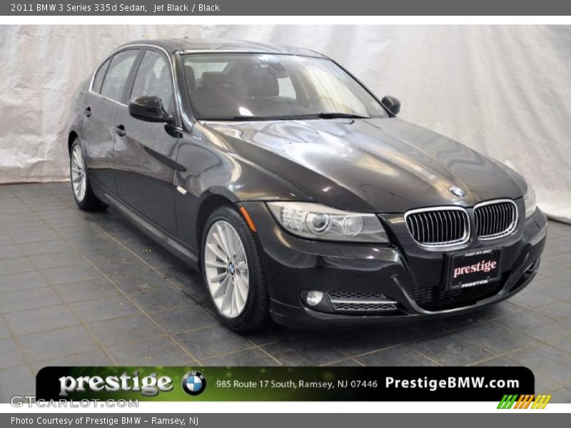 Jet Black / Black 2011 BMW 3 Series 335d Sedan