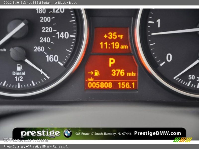 Jet Black / Black 2011 BMW 3 Series 335d Sedan