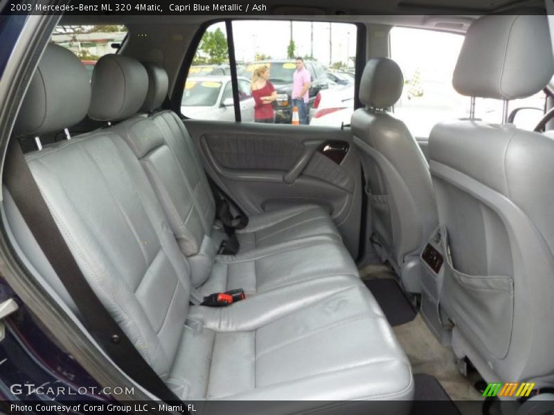  2003 ML 320 4Matic Ash Interior