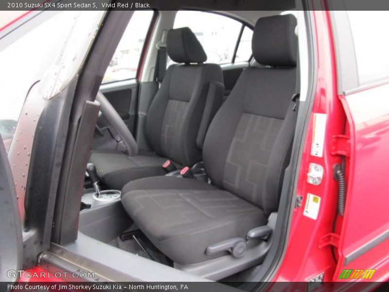  2010 SX4 Sport Sedan S Black Interior