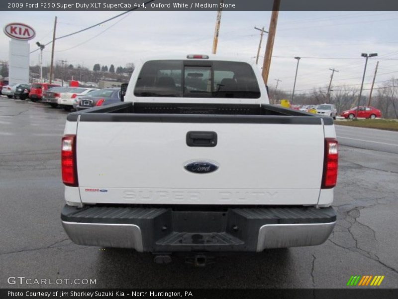 Oxford White / Medium Stone 2009 Ford F250 Super Duty XLT SuperCab 4x4