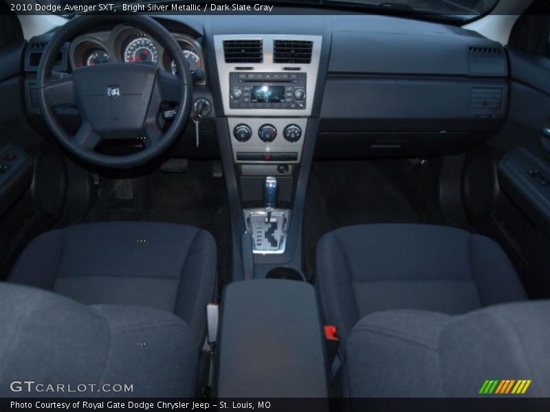 Bright Silver Metallic / Dark Slate Gray 2010 Dodge Avenger SXT