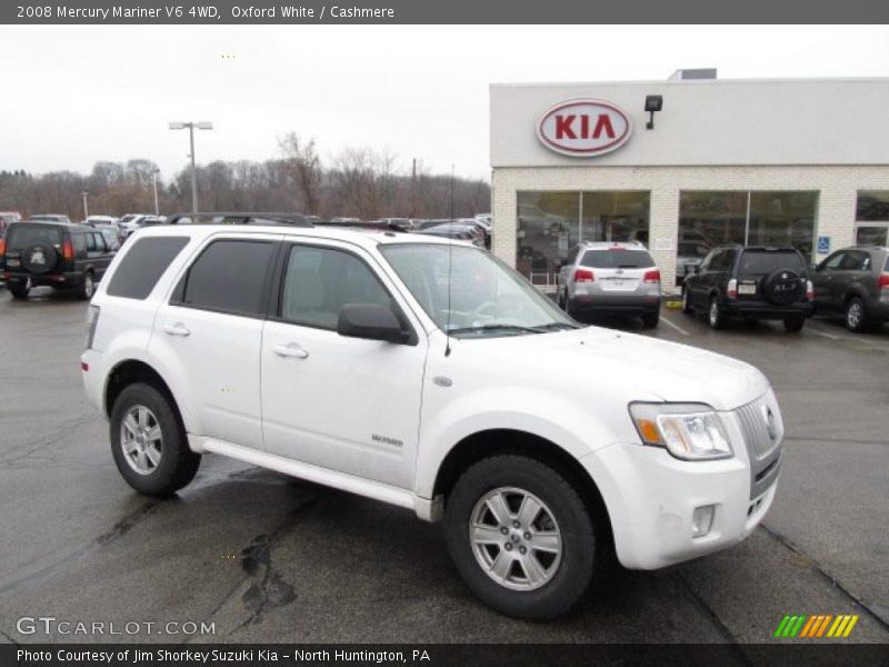 Oxford White / Cashmere 2008 Mercury Mariner V6 4WD