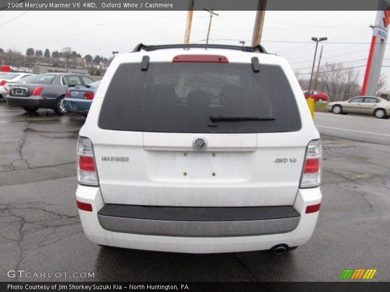 Oxford White / Cashmere 2008 Mercury Mariner V6 4WD