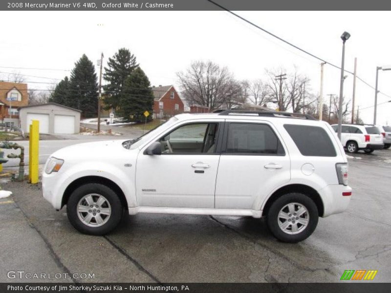 Oxford White / Cashmere 2008 Mercury Mariner V6 4WD