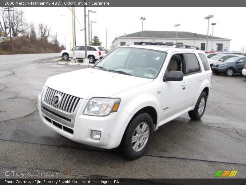 Oxford White / Cashmere 2008 Mercury Mariner V6 4WD