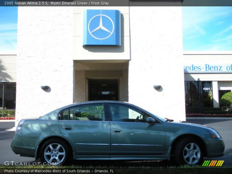 Mystic Emerald Green / Frost Gray 2005 Nissan Altima 2.5 S